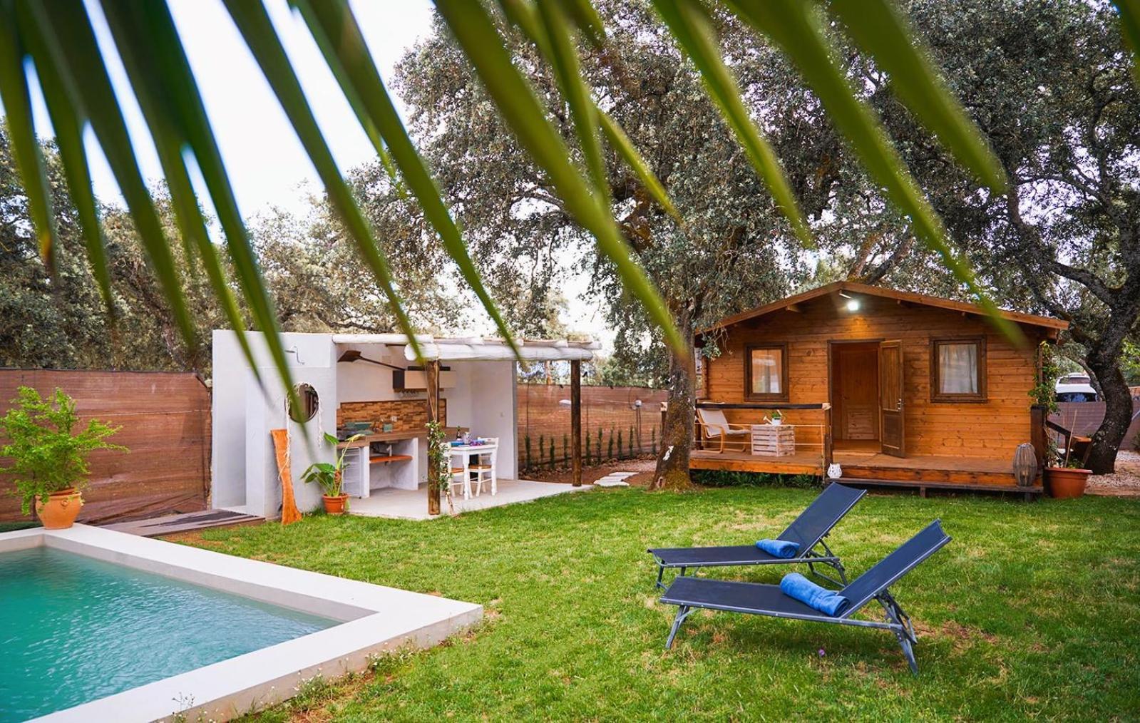 Cabana Rural El Arbol Near Setenil - Ronda Con Piscina Kültér fotó